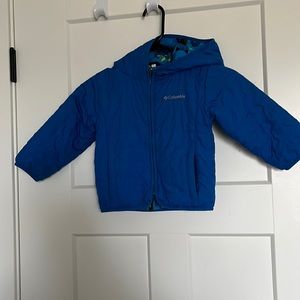 Columbia boys 3T reverseable coat with hood